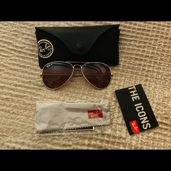 Ray-Ban womens Aviator sunglasses - Picture 2 of 6